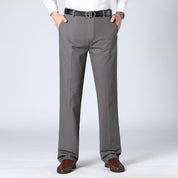 Men's Smart Work Trousers - Tailored & Pleated
