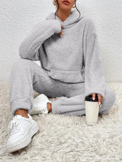 Women's Loungewear Set - with Pullover Hoodie & Joggers