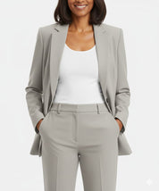 Tailored Blazer and Trouser Suit Set for Women
