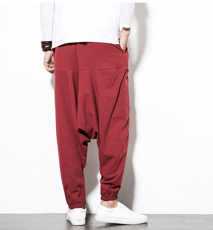 Men's Harem Joggers - Stylish Baggy Fit