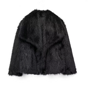 Women's Fur Winter Jacket - Elegant Outerwear