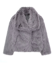 Women's Fur Winter Jacket - Elegant Outerwear