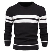 Men's Jumper – Crew Neck with Stripe Detail