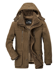 Men's Winter Jacket – Parka Style with Hood