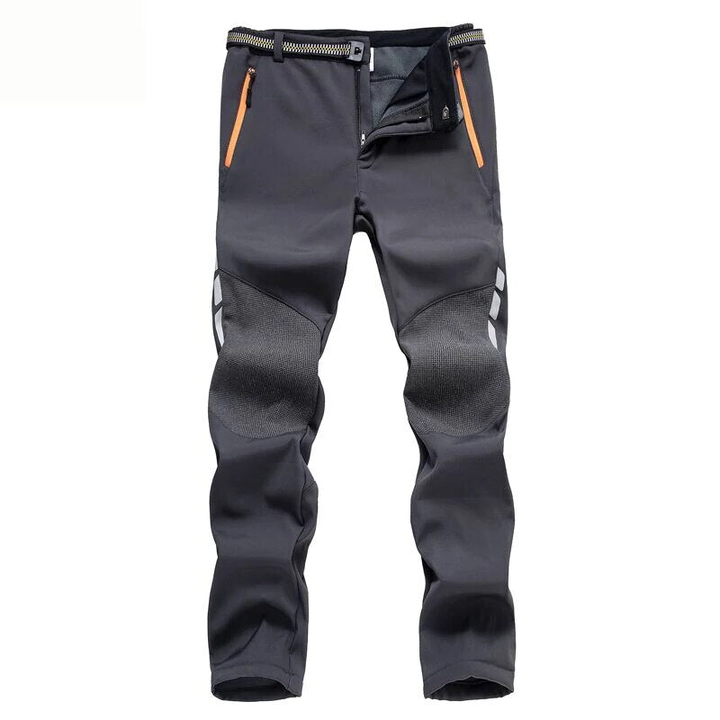 Men's Waterproof Trousers - Lined Two-Tone with Zip Pockets
