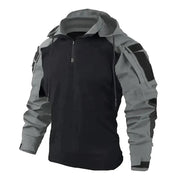 Men's Tactical Hoodie - With Hood and Hook-and-Loop Arm Panels