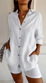 Elegant Pleated Blouse for Women | Maya