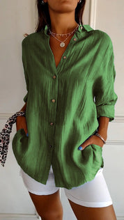 Elegant Pleated Blouse for Women | Maya