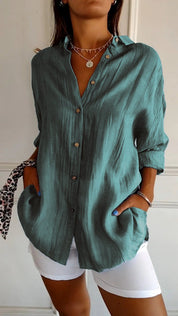 Elegant Pleated Blouse for Women | Maya