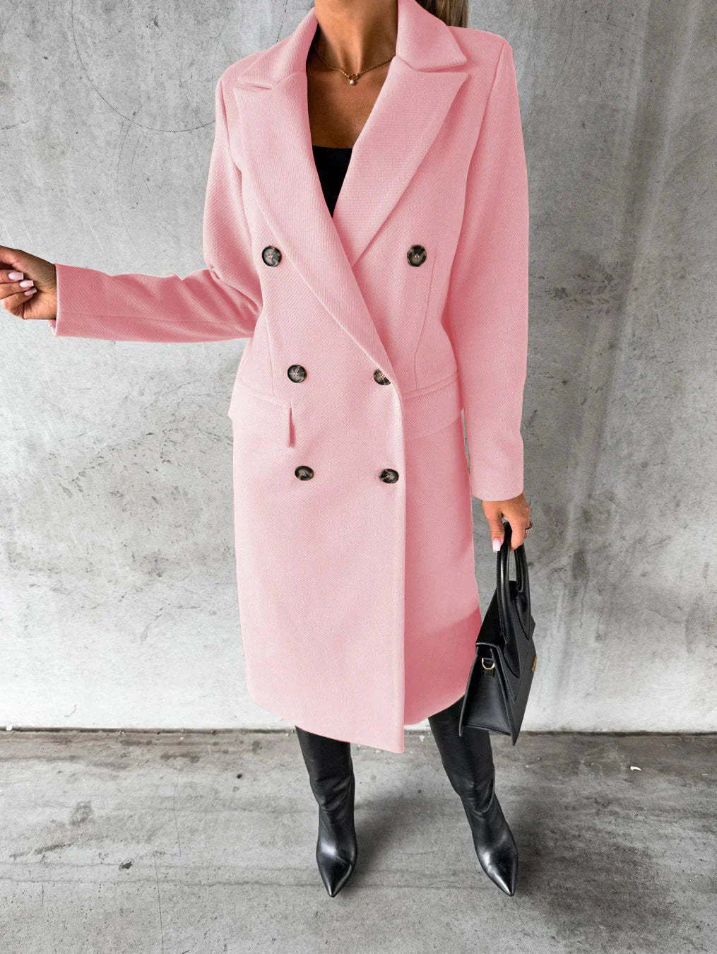 Women’s Coat – Double Breasted Longline