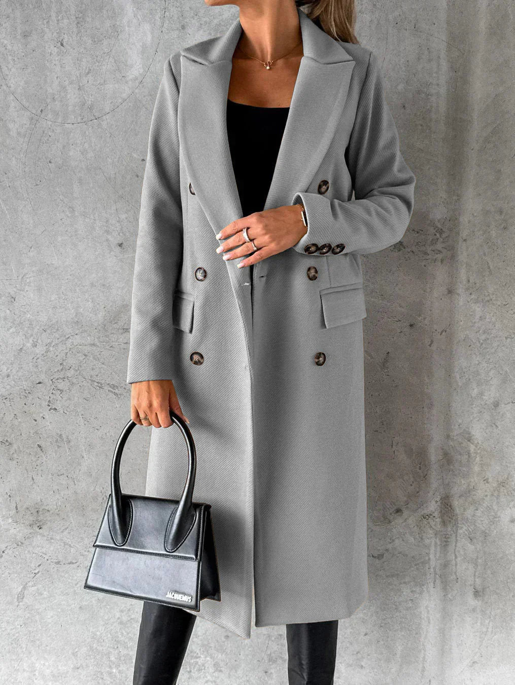Women’s Coat – Double Breasted Longline