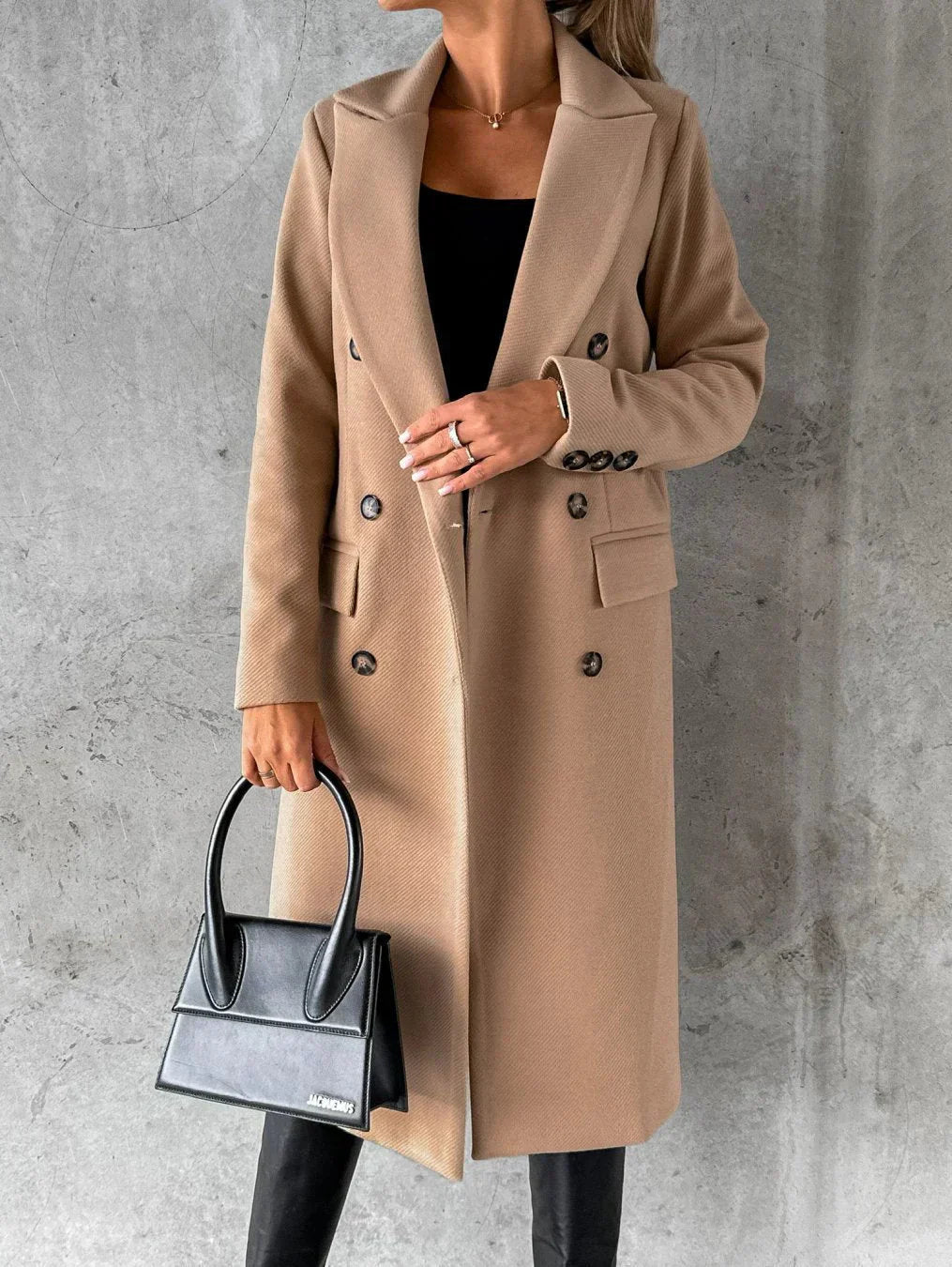 Women’s Coat – Double Breasted Longline