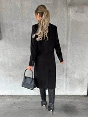 Women’s Coat – Double Breasted Longline