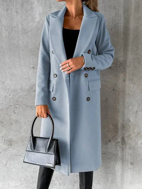 Women’s Coat – Double Breasted Longline
