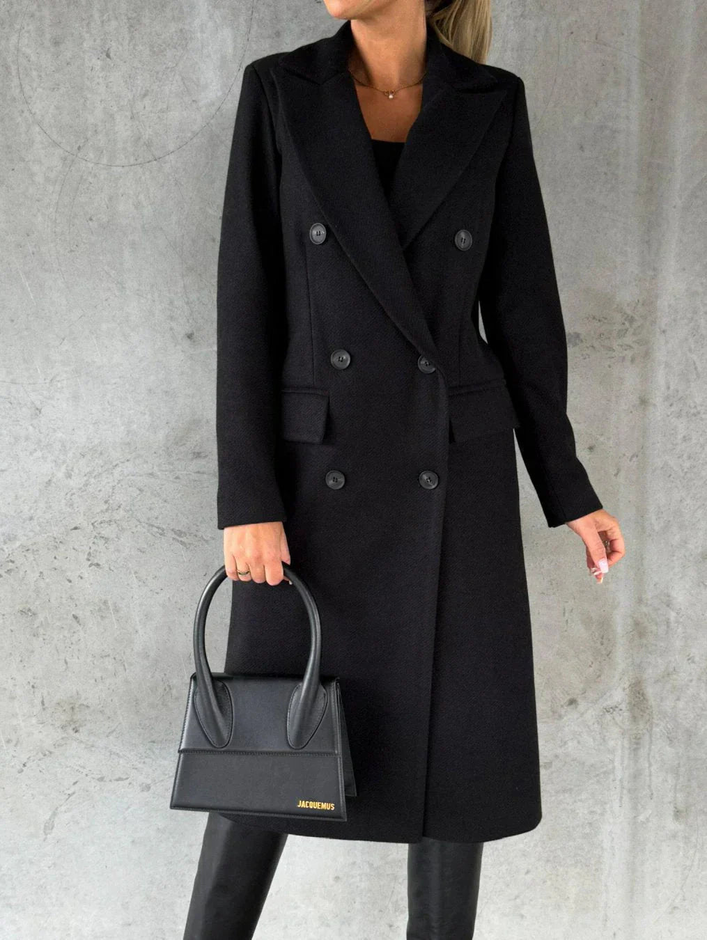 Women’s Coat – Double Breasted Longline