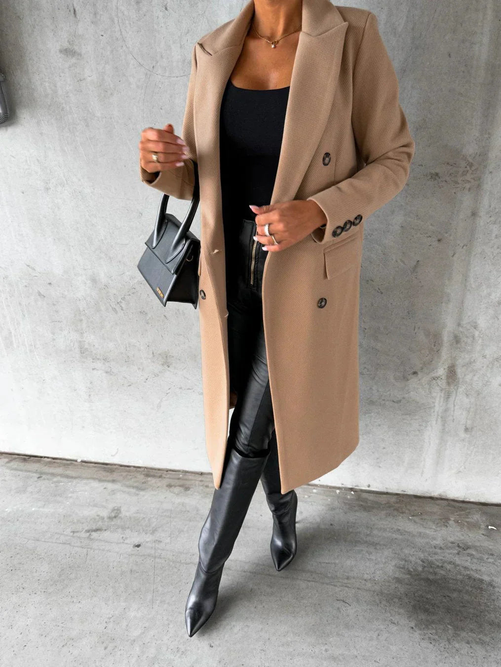 Women’s Coat – Double Breasted Longline