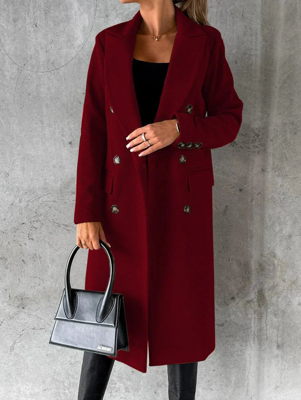 Women’s Coat – Double Breasted Longline