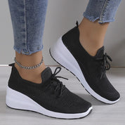 Comfortable and Breathable Mesh Slip-On Sneakers for Women
