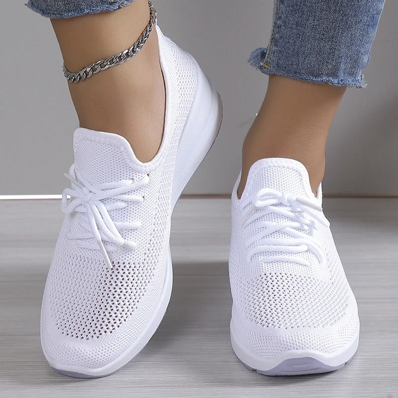 Comfortable and Breathable Mesh Slip-On Sneakers for Women