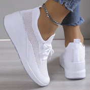 Comfortable and Breathable Mesh Slip-On Sneakers for Women