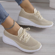 Comfortable and Breathable Mesh Slip-On Sneakers for Women