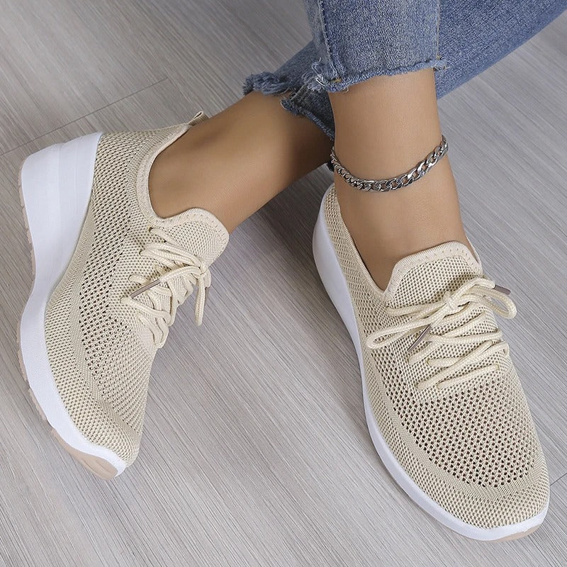 Comfortable and Breathable Mesh Slip-On Sneakers for Women