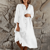 Elegant and Stylish Dress with Button for Women