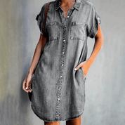 Chic and Stylish Shirt-Styled Dress for Women