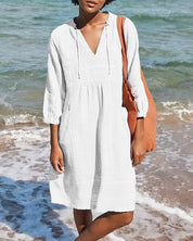 Casual and Stylish Loose-Fit Shirt Dress for Women