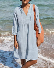 Casual and Stylish Loose-Fit Shirt Dress for Women