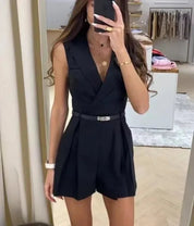 Elegant and Stylish Belted Jumpshorts for Women
