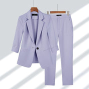 Elegant and Chic Blazer and Trousers Set for Women