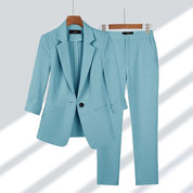 Elegant and Chic Blazer and Trousers Set for Women