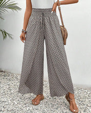 Stylish and Flowing Printed Trousers for Women