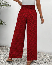 Stylish and Flowing Printed Trousers for Women