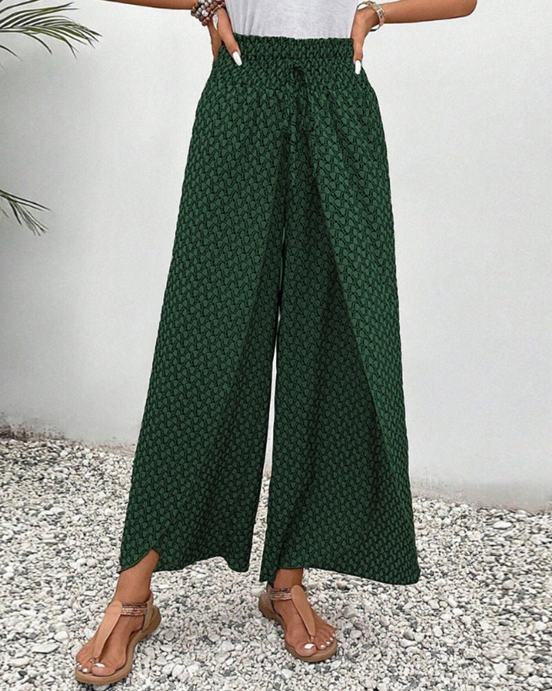 Stylish and Flowing Printed Trousers for Women