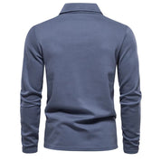 Stylish and Comfortable Long Sleeve Polo Shirt for Men