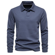 Stylish and Comfortable Long Sleeve Polo Shirt for Men