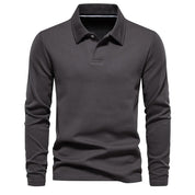 Stylish and Comfortable Long Sleeve Polo Shirt for Men
