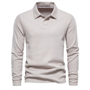 Stylish and Comfortable Long Sleeve Polo Shirt for Men