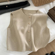 Classic and Casual Sleeveless Vest for Women