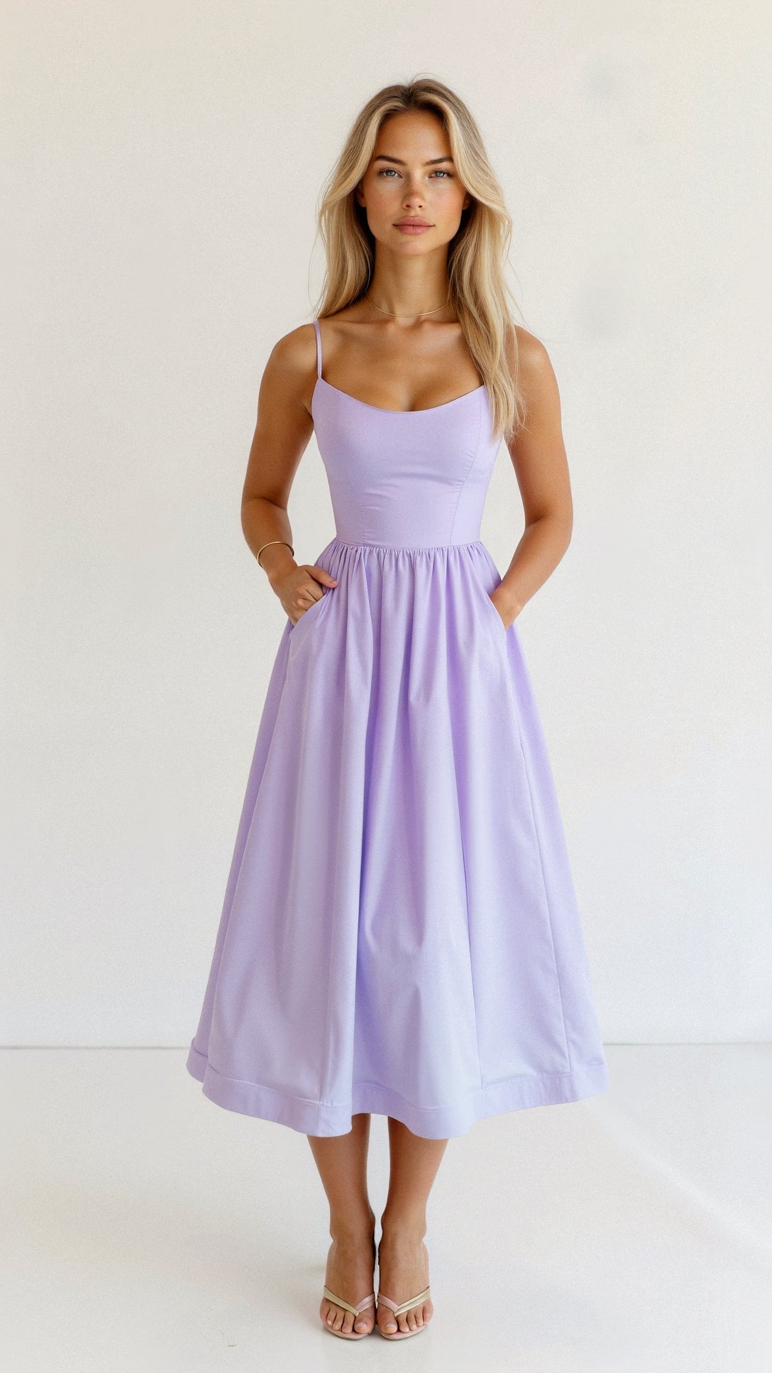 Stylish and Elegant Sleeveless Dress for Women