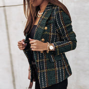 Classic and Stylish Checked Blazer for Women