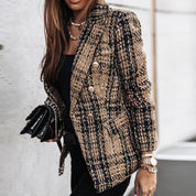 Classic and Stylish Checked Blazer for Women