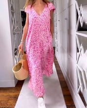 Stylish and Modern Flowing Printed Dress for Women