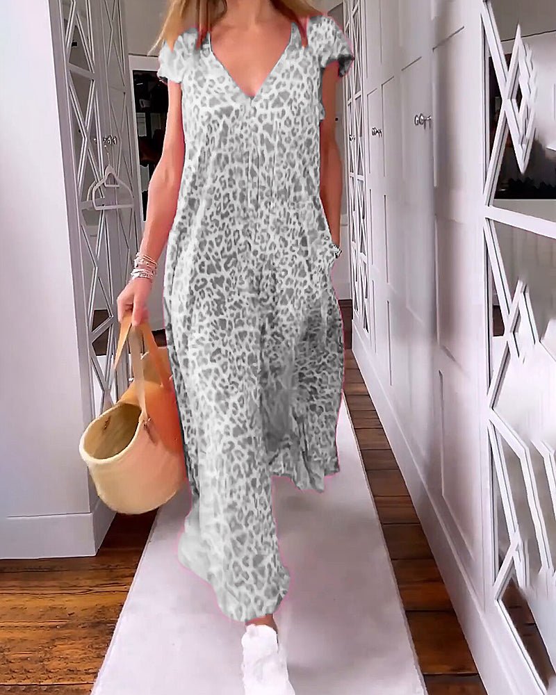 Stylish and Modern Flowing Printed Dress for Women