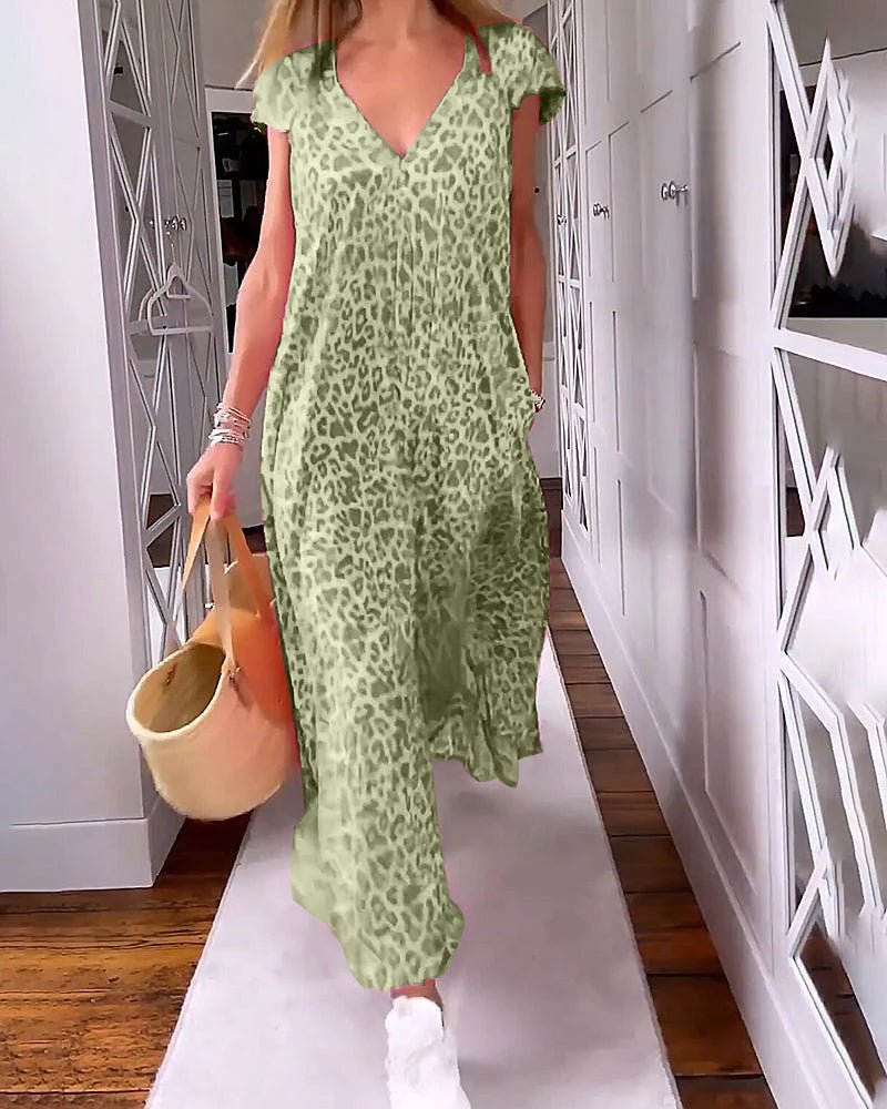 Stylish and Modern Flowing Printed Dress for Women