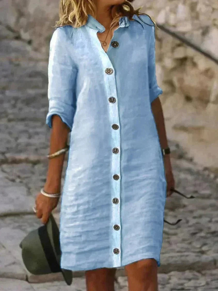 Chic and Stylish Button-Front Dress for Women
