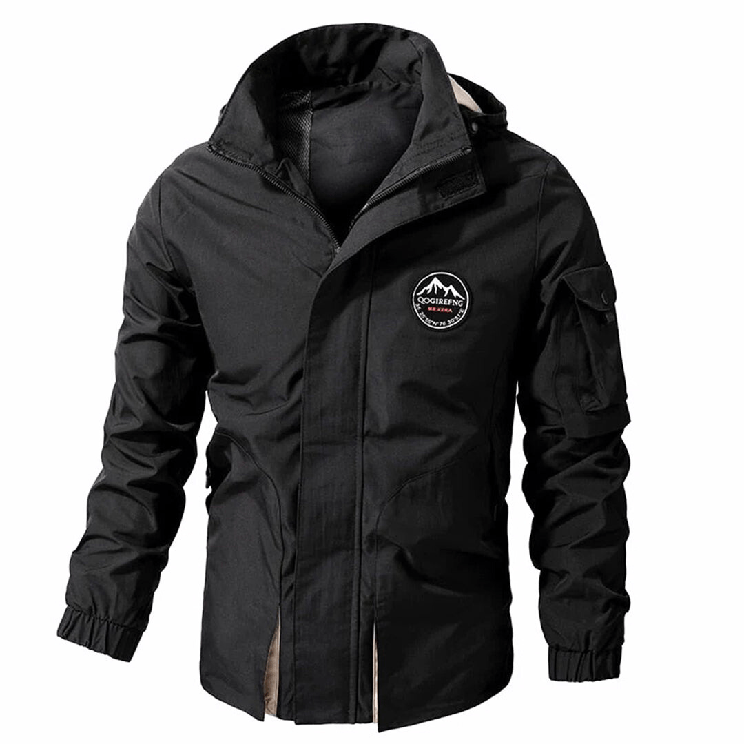 Men's Winter Jacket – Hooded with Sleeve Pocket