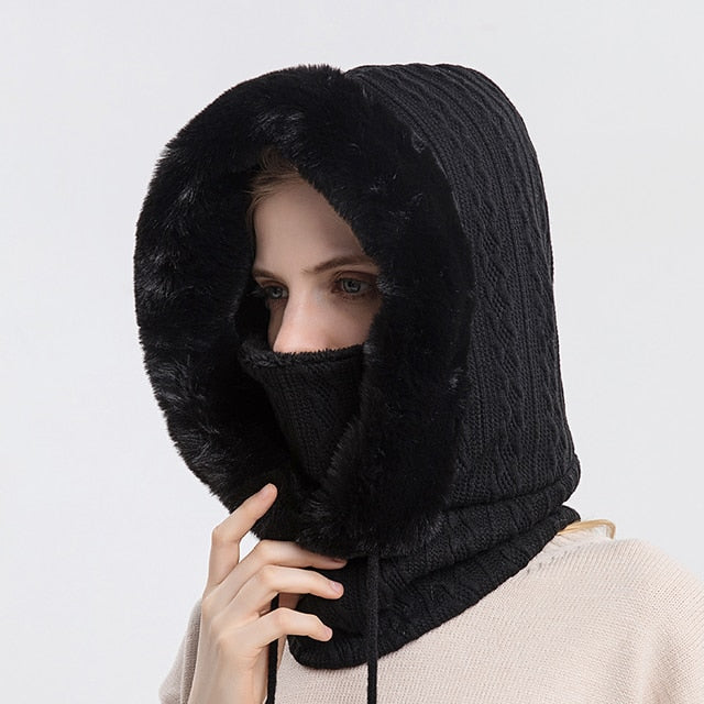 Women's Balaclava - Hooded with Face Mask